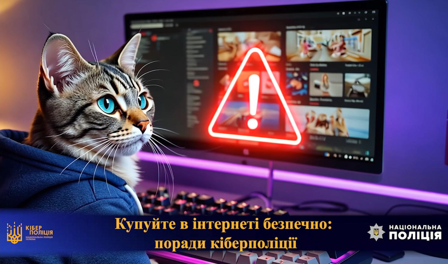 Купуйте в інтернеті безпечно: поради кіберполіції